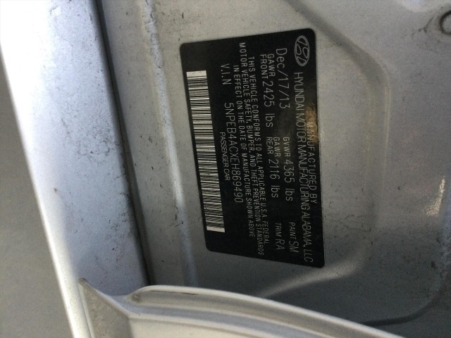 2014 HYUNDAI SONATA GLS