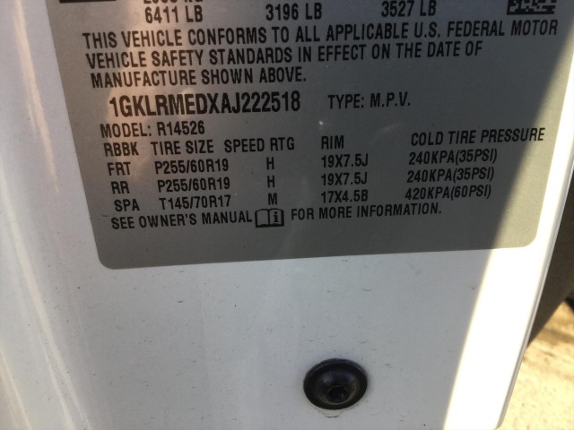 2010 GMC ACADIA SLT-1 FWD