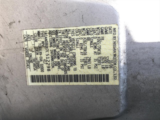 2007 NISSAN XTERRA S