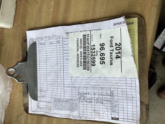 2014 FORD TAURUS SEL FWD