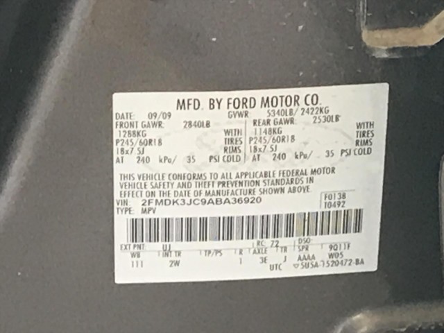 2010 FORD Edge SEL FWD